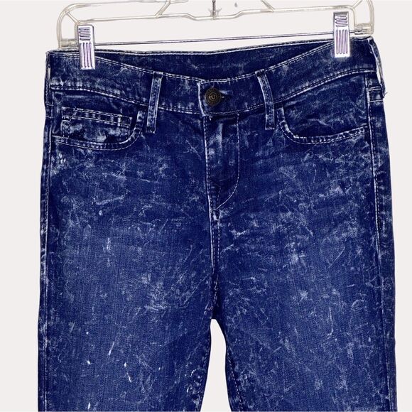 True Religion Abbey Sparkling Ice Super Skinny Jeans Pants Blue 27 bv - Picture 5 of 9